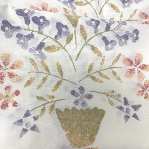 Vintage Fine Arts Stevens Museum of Folk Art Queen Flat Sheet 2 Std Pillowcases - Picture 2 of 7